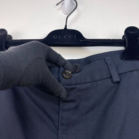 NWT Gucci men Cotton Short With Web in black size 44 - Picture 12 of 12